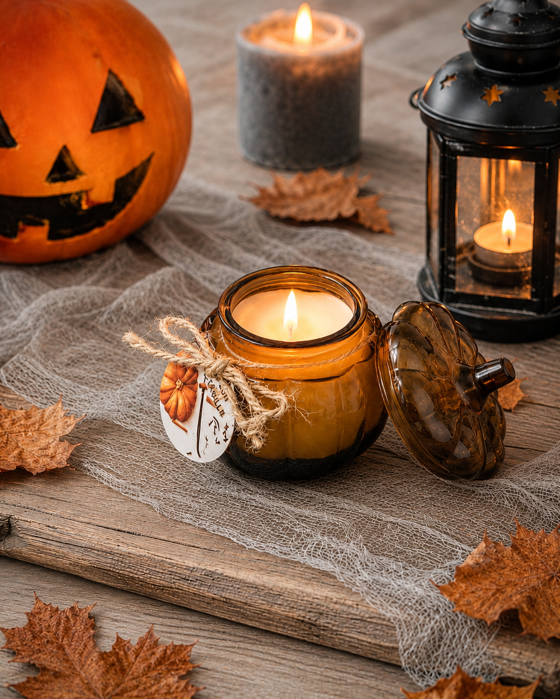 IKEA HÖSTAGILLE Spiced Pumpkin Scented Candle – 20 hr