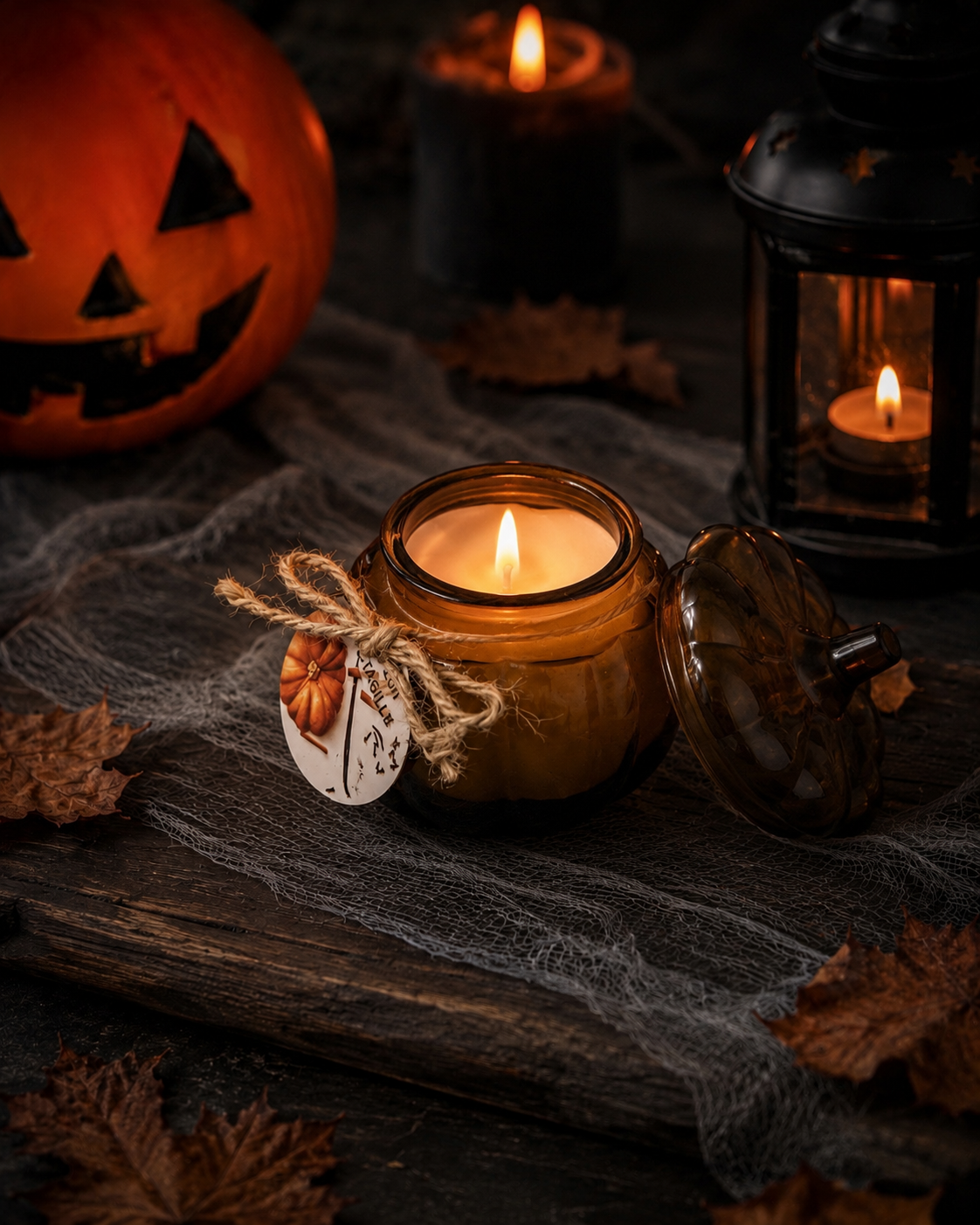 IKEA HÖSTAGILLE Spiced Pumpkin Scented Candle – 20 hr