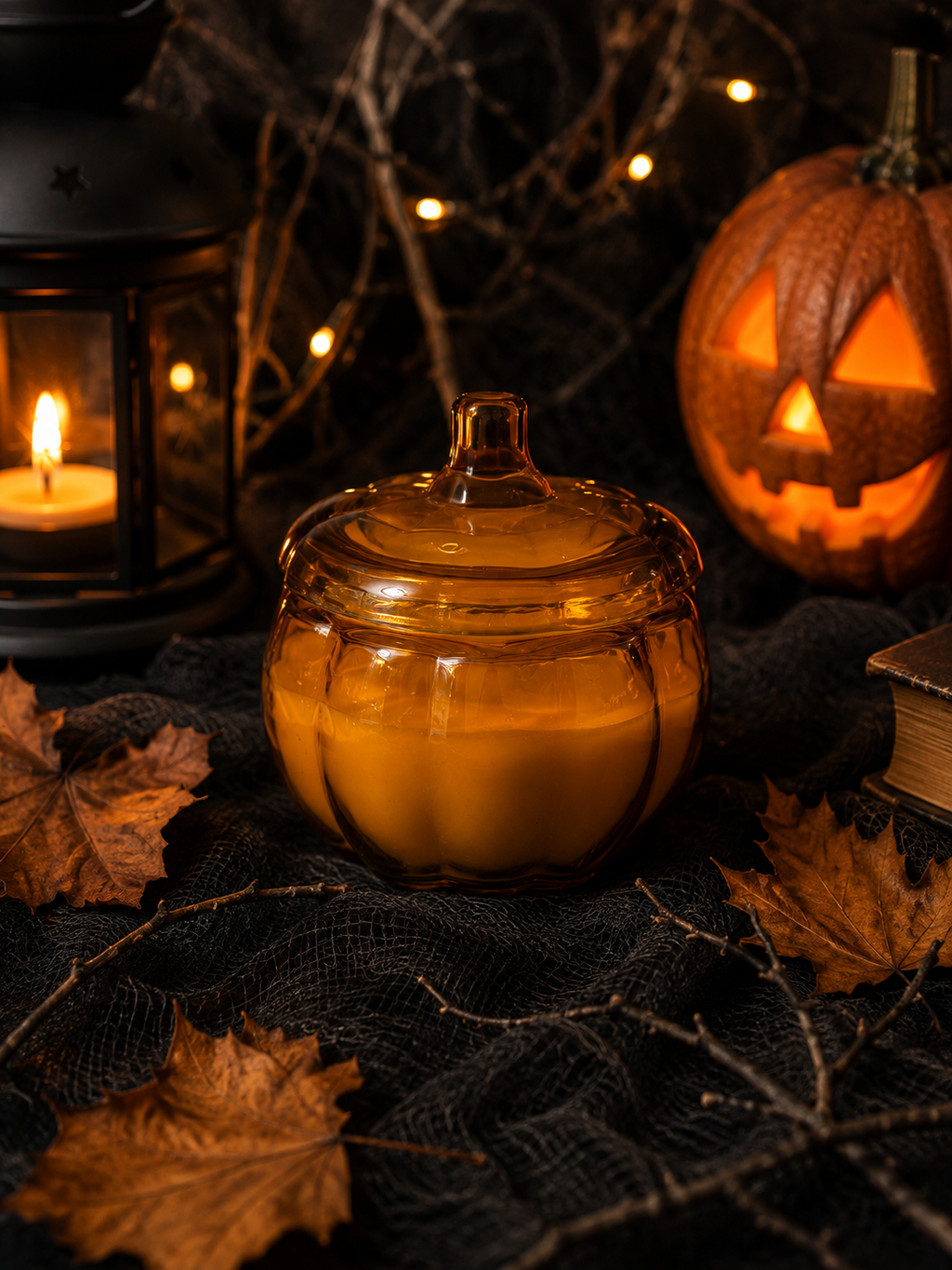 IKEA HÖSTAGILLE Spiced Pumpkin Scented Candle – 2 Wick