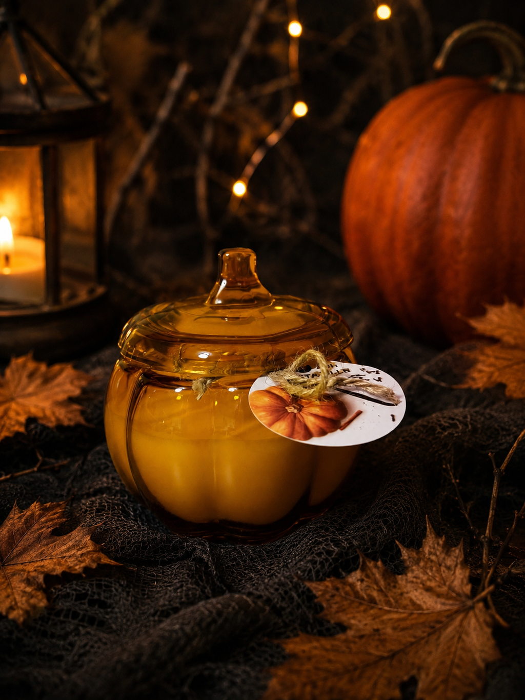 IKEA HÖSTAGILLE Spiced Pumpkin Scented Candle – 2 Wick
