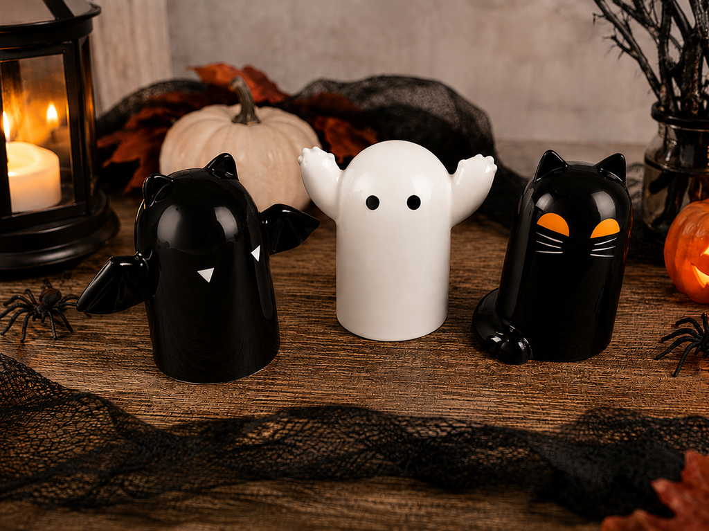 IKEA KUSTFYR Halloween Figurines – Set of 3 Decorative Figures