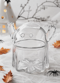 IKEA KUSTFYR Ghost Glass Bowl with Lid – Halloween Candy Jar