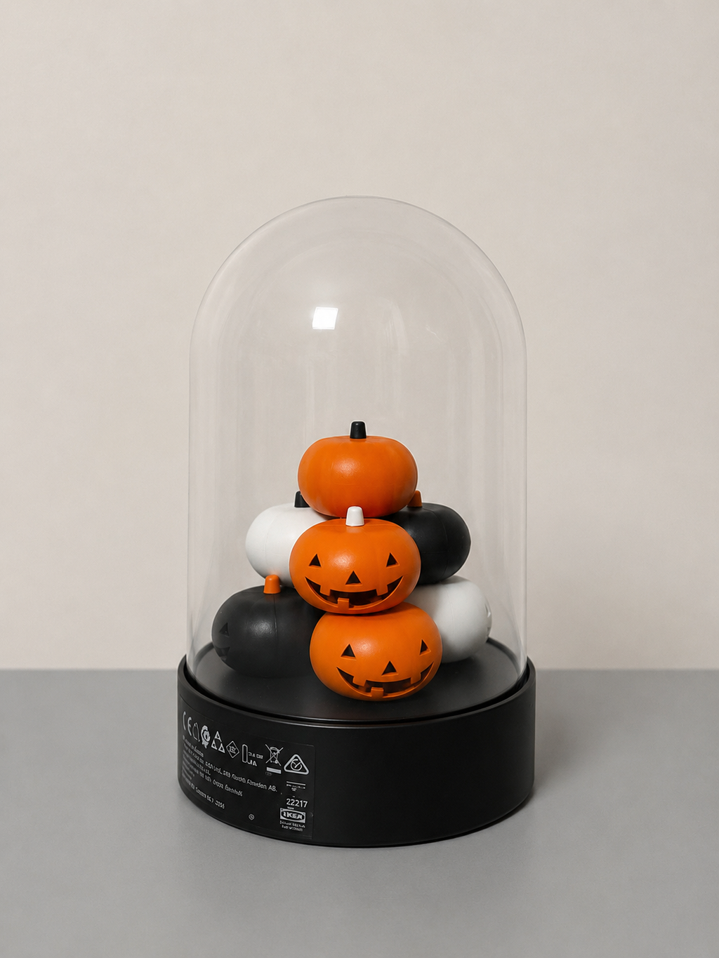 IKEA KUSTFYR LED Pumpkin Table Decoration – Halloween 17 cm