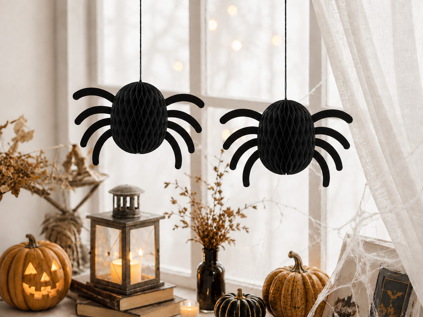 IKEA KUSTFYR Hanging Spider Decorations – Halloween Pack of 2