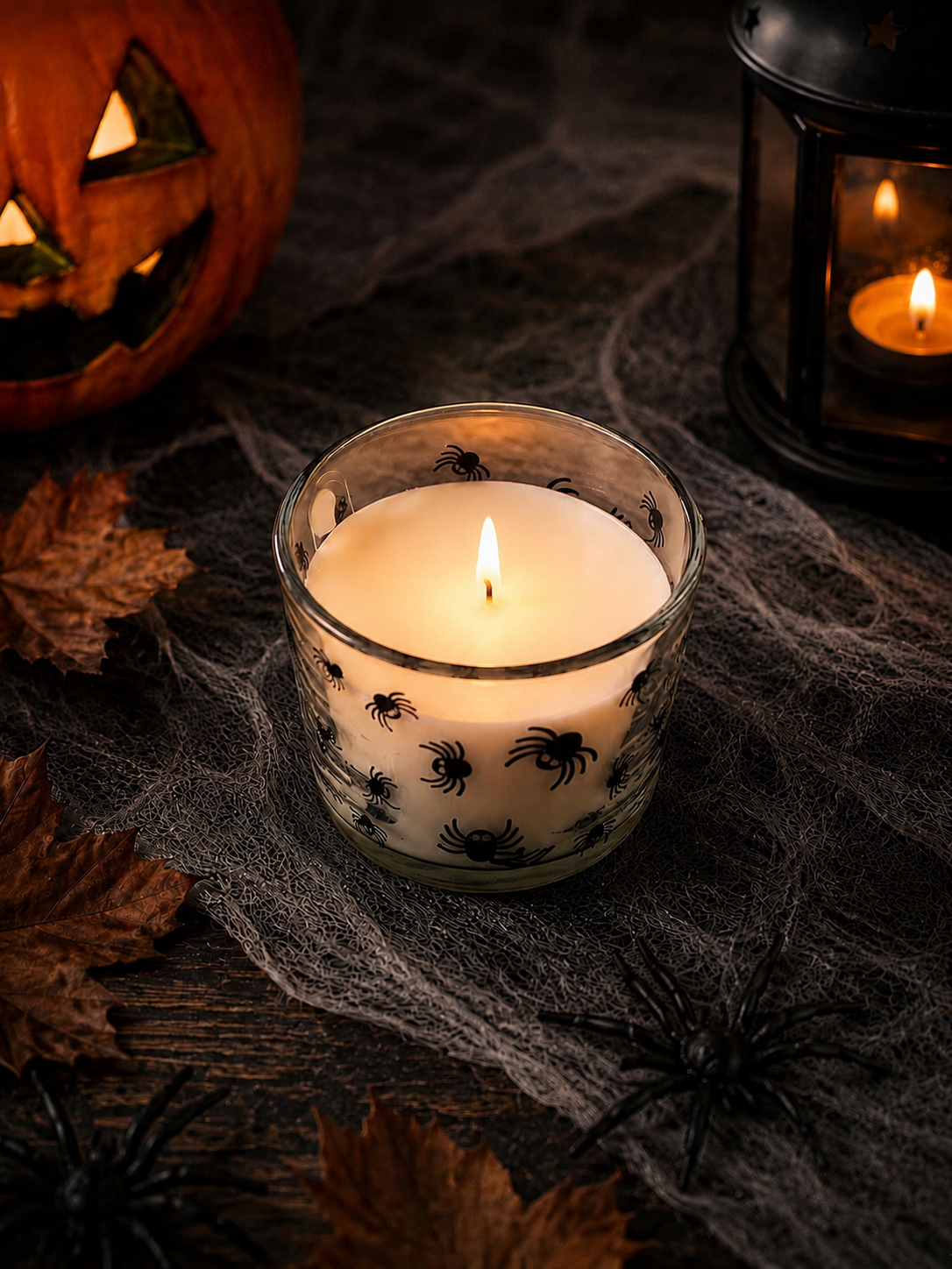 IKEA KUSTFYR Spider Scented Candle – Halloween 20 hr