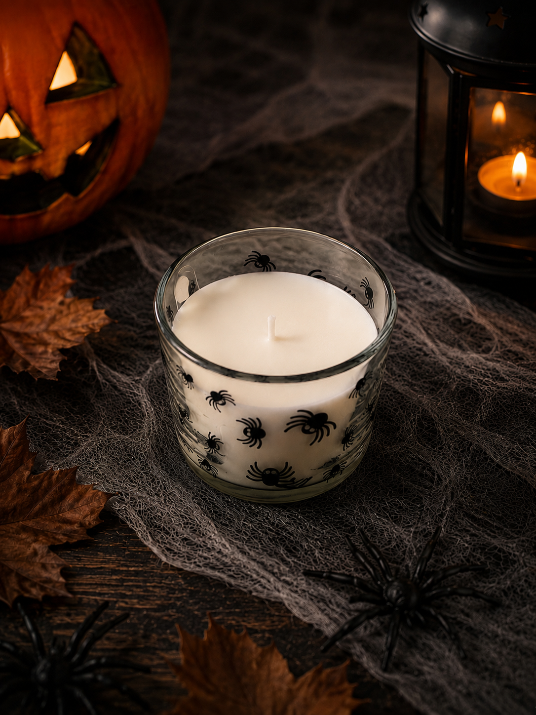 IKEA KUSTFYR Spider Scented Candle – Halloween 20 hr