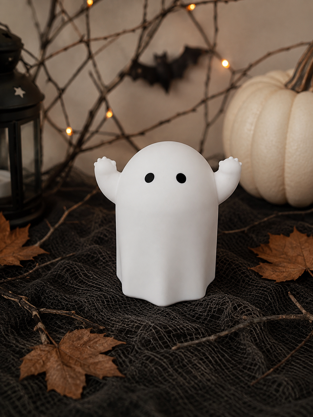 KEA KUSTFYR Ghost LED Table Lamp – Halloween Decorative Light