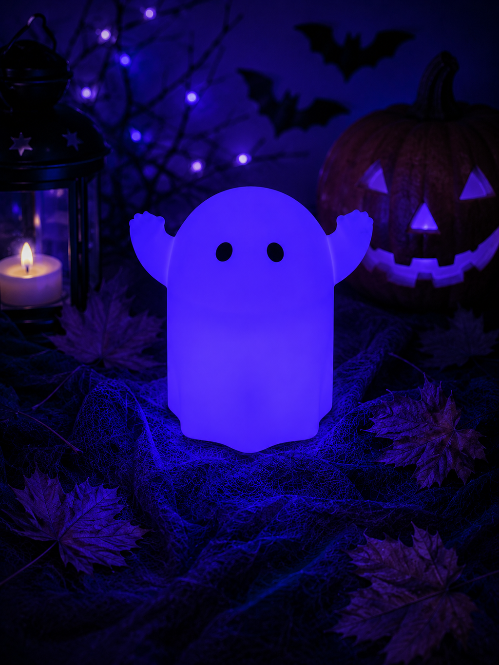 KEA KUSTFYR Ghost LED Table Lamp – Halloween Decorative Light